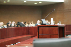 Jury Pickers Courtroom Podium